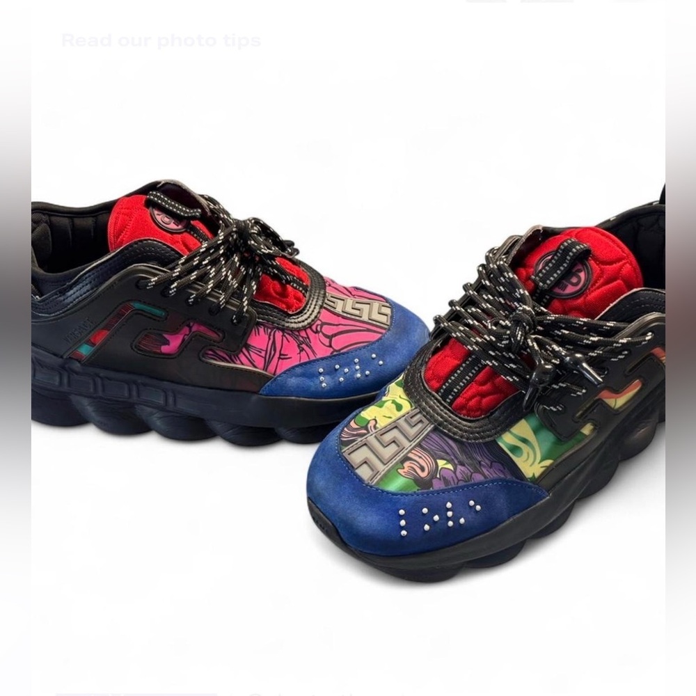 Versace chain reaction sneaker, Size 44(10.5-11)